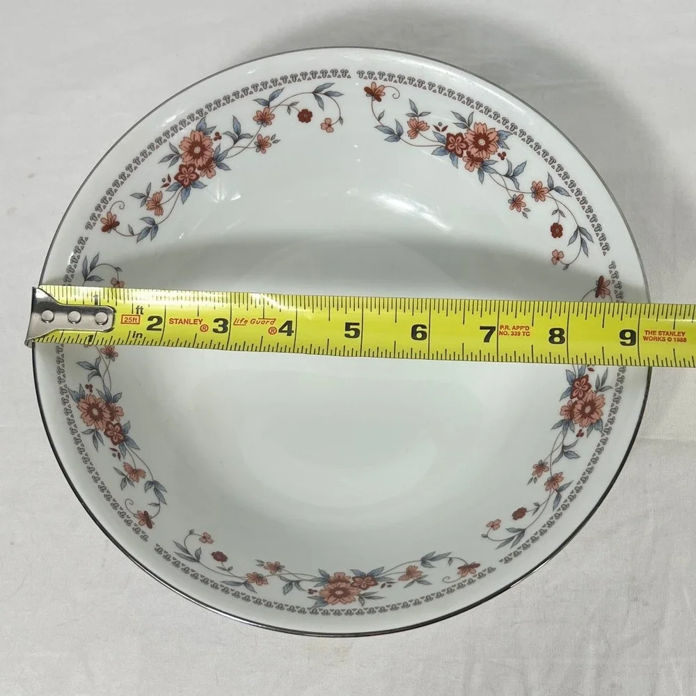 Sheffield Anniversary Porcelain Fine China Floral Serving Bowl 9.25